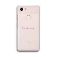 kwetsbaar: Google Pixel 3 Transparant Hoesje
