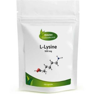 L-Lysine | 500 mg | 100 capsules | Vitaminesperpost.nl