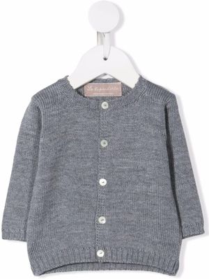La Stupenderia cardigan en cachemire à boutonnière - Gris
