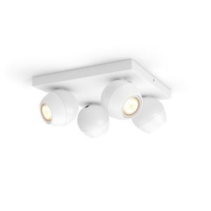 Philips Hue White ambiance Buckram 4-lichts spotbalk