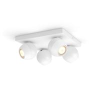 Philips Hue White ambiance Buckram 4-lichts spotbalk - thumbnail