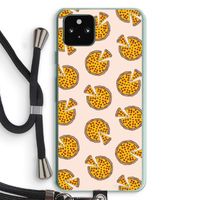 You Had Me At Pizza: Pixel 5a 5G Transparant Hoesje met koord