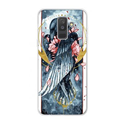 Golden Raven: Samsung Galaxy A6 Plus (2018) Transparant Hoesje