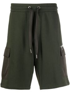 Moncler short de sport à patch logo - Vert