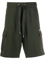 Moncler short de sport à patch logo - Vert - thumbnail