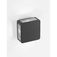 Lyora Vierkante wandlampSerika antraciet - 9492580
