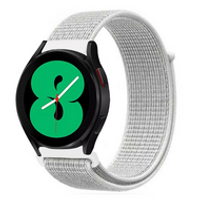 Sport Loop nylon bandje - Wit - Samsung Galaxy Watch - 46mm / Samsung Gear S3 - thumbnail