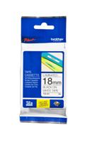 Labeltape brother ptouch tze241 18mm wit | 25 stuks