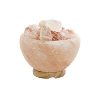 Verlichte decoratie DKD Home Decor Zout Oranje 15 W 15 x 15 x 12 cm