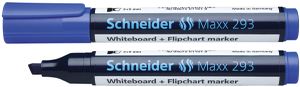 Schneider whiteboard + flipchart marker Maxx 293 blauw