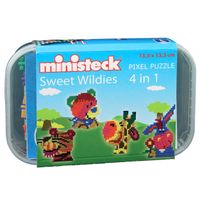 Ministeck Sweet Wildies 4in1 - Plastic Box - 500pcs - thumbnail