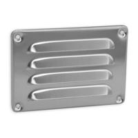 Nedco schoepenrooster alu. 130 x 90 mm