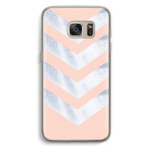 Marmeren pijlen: Samsung Galaxy S7 Transparant Hoesje