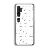 Hipster stripes: Xiaomi Mi Note 10 Pro Transparant Hoesje