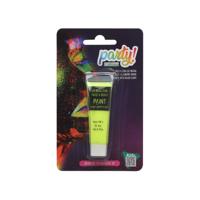 Atosa grimeer schmink - Glow in the Dark - neon geel - 14 gram - carnaval/verkleed thema