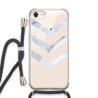 Marmeren pijlen: iPhone 7 Transparant Hoesje met koord