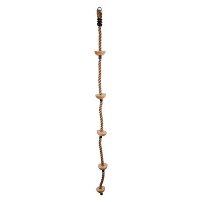 Small Foot - klimladder met houten opstapjes, 190cm