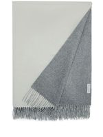 Brunello Cucinelli couverture bicolore en soie - Gris - thumbnail