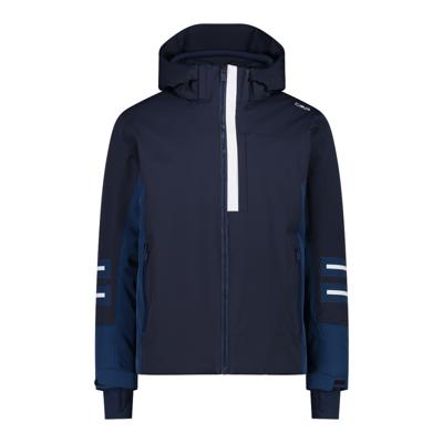 CMP Zip Hood Heren Wintersportjas Black Blue 54