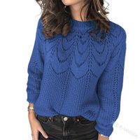 Wool/Knitting Plain Casual Sweater - thumbnail