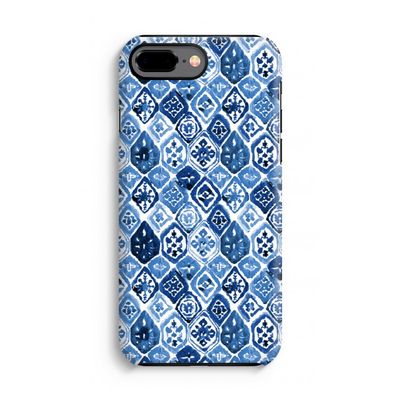 Blauw motief: iPhone 7 Plus Tough Case
