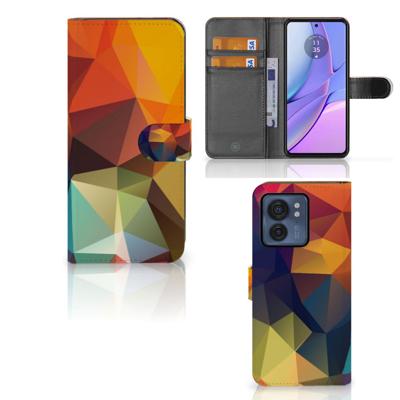 Motorola Edge 40 | Book Case | Polygon Color