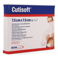 Cutisoft 7,5cmx7,5cm 12 Leukoplast - thumbnail