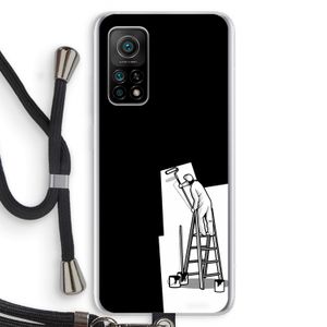 Musketon Painter: Xiaomi Mi 10T 5G Transparant Hoesje met koord