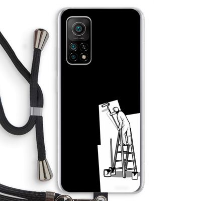 Musketon Painter: Xiaomi Mi 10T 5G Transparant Hoesje met koord
