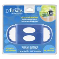 Dr Brown's Siliconen handvat voor brede hals blauw Dr Brown's Siliconen handvat voor brede hals blauw