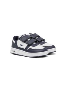 Lacoste Kids baskets bicolores T-Clip à empiècements contrastants - Bleu