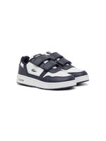 Lacoste Kids baskets bicolores T-Clip à empiècements contrastants - Bleu