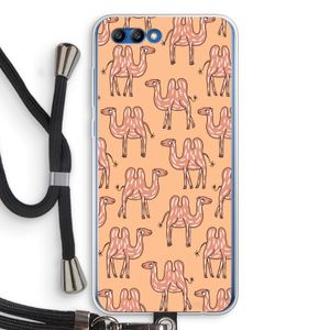 Kameel: Honor 10 Transparant Hoesje met koord