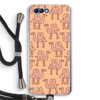 Kameel: Honor 10 Transparant Hoesje met koord