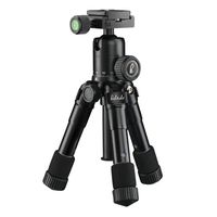 Mantona 21182 Tripod 1/4 inch, 3/8 inch Werkhoogte: 17 - 49.5 cm Zwart Kogelkop