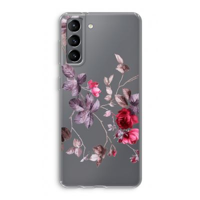 Mooie bloemen: Samsung Galaxy S21 Transparant Hoesje