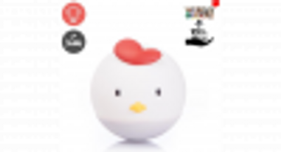 Doodies - Chickie Chicken Kinder Nachtlamp