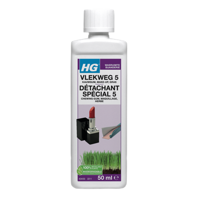 HG Vlekweg nr. 5 make-up/gras/etc 50 Milliliter HG Vlekweg nr. 5 make-up/gras/etc 50 Milliliter