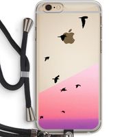 Fly away: iPhone 6 PLUS / 6S PLUS Transparant Hoesje met koord