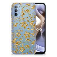 Motorola Moto G31 | G41 | TPU Case | Gouden Bloemen