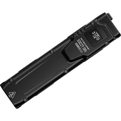 NiteCore EDC27 UHI Zaklamp werkt op Li-ion oplaadbare batterij LED 3100 lm 55 h 122 g
