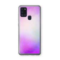 Clouds pastel: Samsung Galaxy A21s Transparant Hoesje