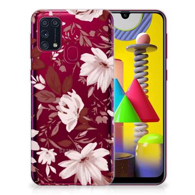 Smartphone hoesje Samsung Galaxy M31 Watercolor Flowers