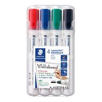 Viltstift Staedtler Lumocolor 351 whiteboard set Ãƒ 4 stuks assorti