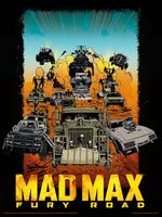 WB Art of the 100th Mad Max Fury Road Art Print 30x40cm