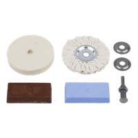 Wolfcraft Hobby-polijstset | Voor boormachines | 1 set - 2178000