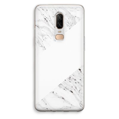 Biggest stripe: OnePlus 6 Transparant Hoesje