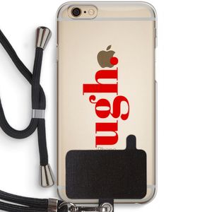 Ugh: iPhone 6 / 6S Transparant Hoesje met koord