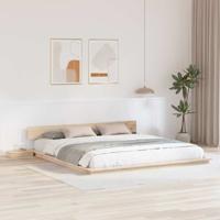 Bedframe Bruin 200 x 200 cm Hout