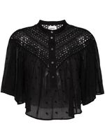 MARANT ÉTOILE chemise Safi en broderie anglaise - Noir